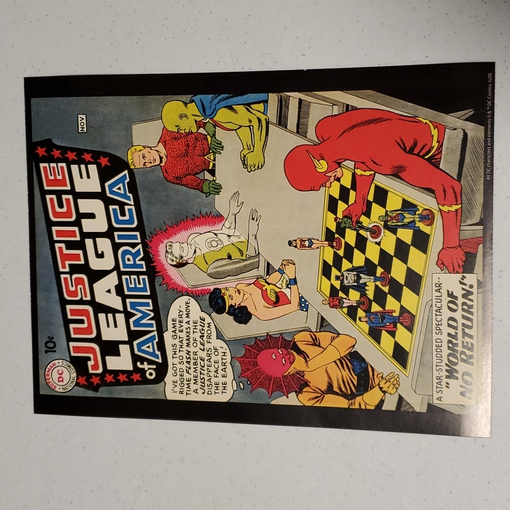 DC Justice League of America Cover Poster - World of No Return